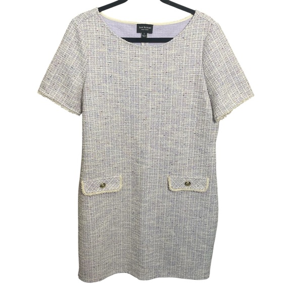 Isaac Mizrahi New York Tweed Sheath Dress - Picture 1 of 8